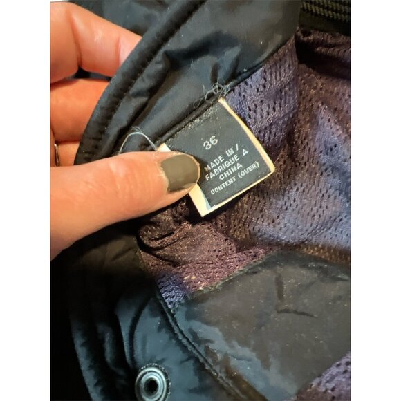 Vintage Patagonia Mens Ski  Black Nylon Pants With Elastic Waist & Ankle Cuffs - Picture 8 of 12